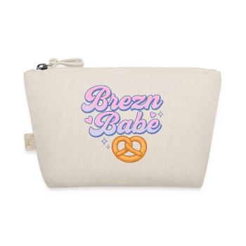 brezn babe / Pretzel / Bayern girl - Organic Pouch - nature - Front