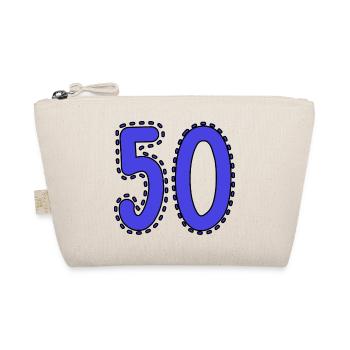 50. 50 ANS. 50e ANNIVERSAIRE. ANNIVERSAIRE 50 ANS. - Trousse biologique - nature - Devant