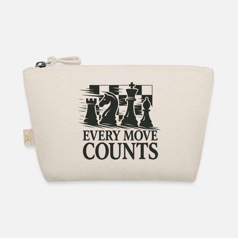 Strategic Chess Artwork Organic Pouch