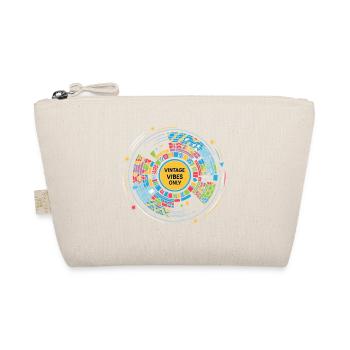 Touche rétro de design coloré avec des vibrations vintage - Trousse biologique - nature - Devant