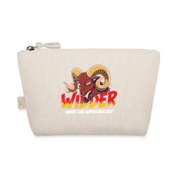Aries with flame text - Organic Pouch - nature - Front