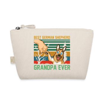 German Shepherd Grandpa - Organic Pouch - nature - Front