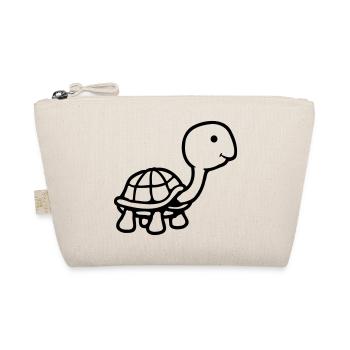 Tortue long cou souriant heureux drôle - Trousse biologique - nature - Devant