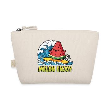 Surfing Watermelon - Organic Pouch - nature - Front