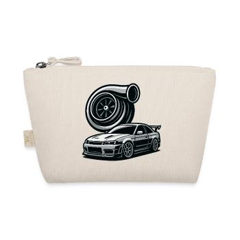 Detailed automotive and turbine silhouette - Organic Pouch - nature - Front