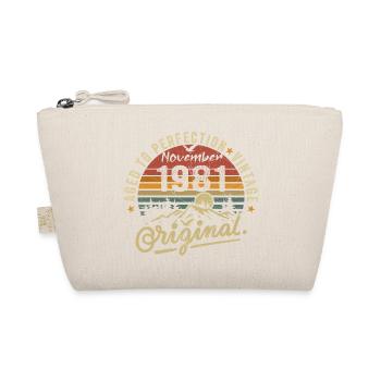 november 1981 birthday november 1981 - Organic Pouch - nature - Front