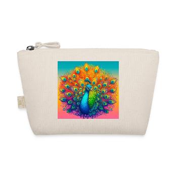 peacock - Organic Pouch - nature - Front