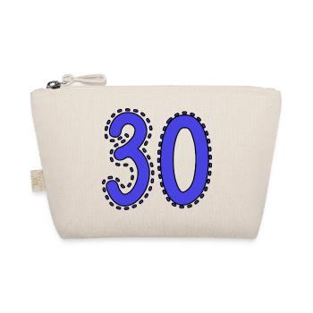 30. 30 YEARS. 30th ANNIVERSARY. 30 YEARS ANNIVERSARY. - Organic Pouch - nature - Front