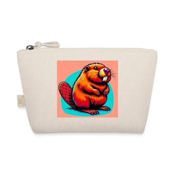 beaver - Organic Pouch - nature - Front