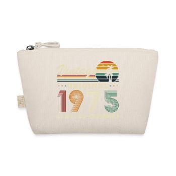 1975 Vintage Retro Geburtstagsgeschenk - Bio-Täschchen - Natur - Vorne