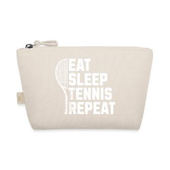 Tennis Manger dormir tennis répéter Pull Sweat à capuche - Trousse biologique - nature - Devant