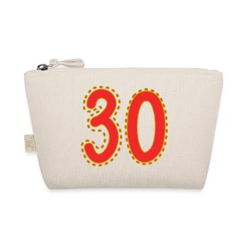 30. 30 YEARS. 30th ANNIVERSARY. 30 YEARS ANNIVERSARY. - Organic Pouch - nature - Front