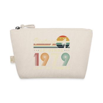 Original 1979 Vintage Retro Geburtstagsgeschenk - Bio-Täschchen - Natur - Vorne