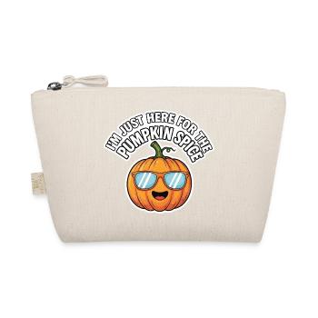 Pumpkin Spice Halloween Oktober Kürbis - Bio-Täschchen - Natur - Vorne