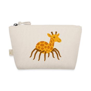 Cute Spider Giraffe - Organic Pouch - nature - Front