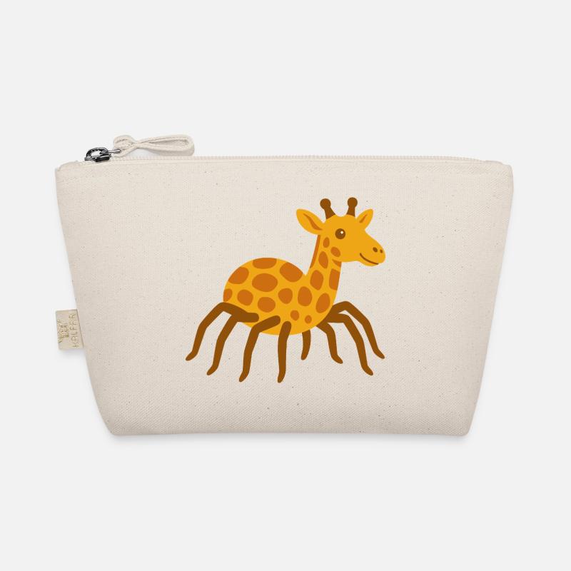 Niedliche Spinne Giraffe Bio-Täschchen