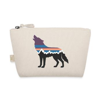 Chien-loup Paysage de montagne Forêt Randonnée Silhouette - Trousse biologique - nature - Devant