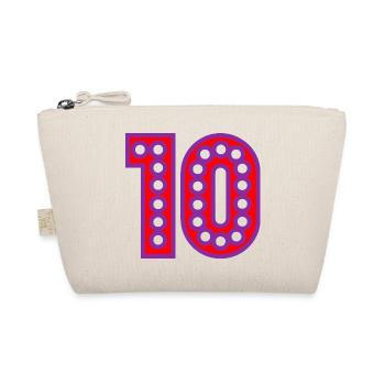 10. 10 YEARS. 10th ANNIVERSARY. 10 YEAR ANNIVERSARY. - Organic Pouch - nature - Front
