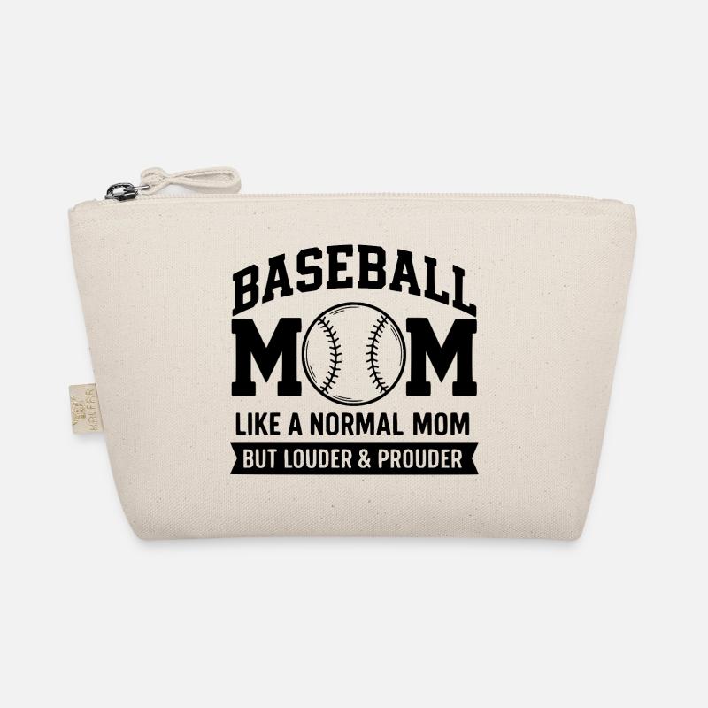 Stolze Baseball-Mutter Zitat Baseball-Mutter Bio-Täschchen