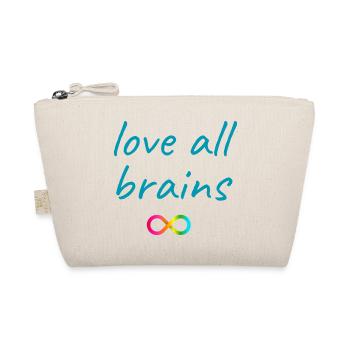 Love All Brains Infinity - Organic Pouch - nature - Front