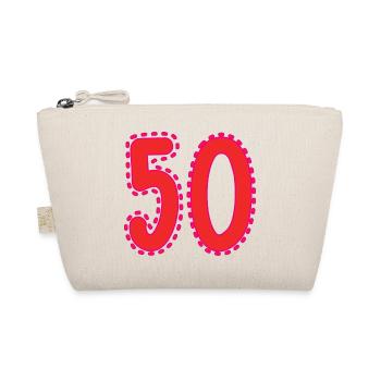 50. 50 ANS. 50e ANNIVERSAIRE. ANNIVERSAIRE 50 ANS. - Trousse biologique - nature - Devant