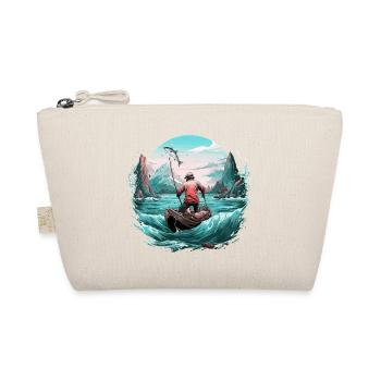 Fishing Angler Fishing Fish Carp Outdoor Fishing - Organic Pouch - nature - Front