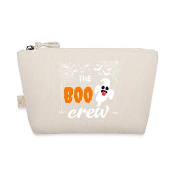 The Boo Crew lustiges Halloween Geister Kostüm Top - Bio-Täschchen - Natur - Vorne