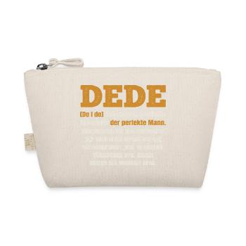 Türk Dede Design - Bester Dede (Opa)aller Zeiten  - Bio-Täschchen - Natur - Vorne