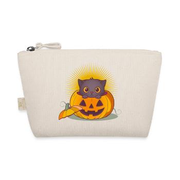 Halloween Chat dans la citrouille : un plaisir effrayant et sucré - Trousse biologique - nature - Devant