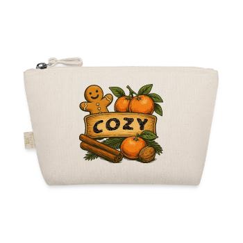 Cozy Winter Design - Bio-Täschchen - Natur - Vorne