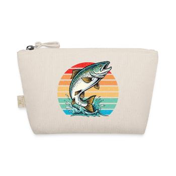 Pêche au saumon Pêche au saumon de l’Atlantique Pêcheur à la ligne - Trousse biologique - nature - Devant