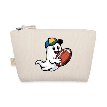 Fantôme avec ballon de football et casquette - Trousse biologique - nature - Devant