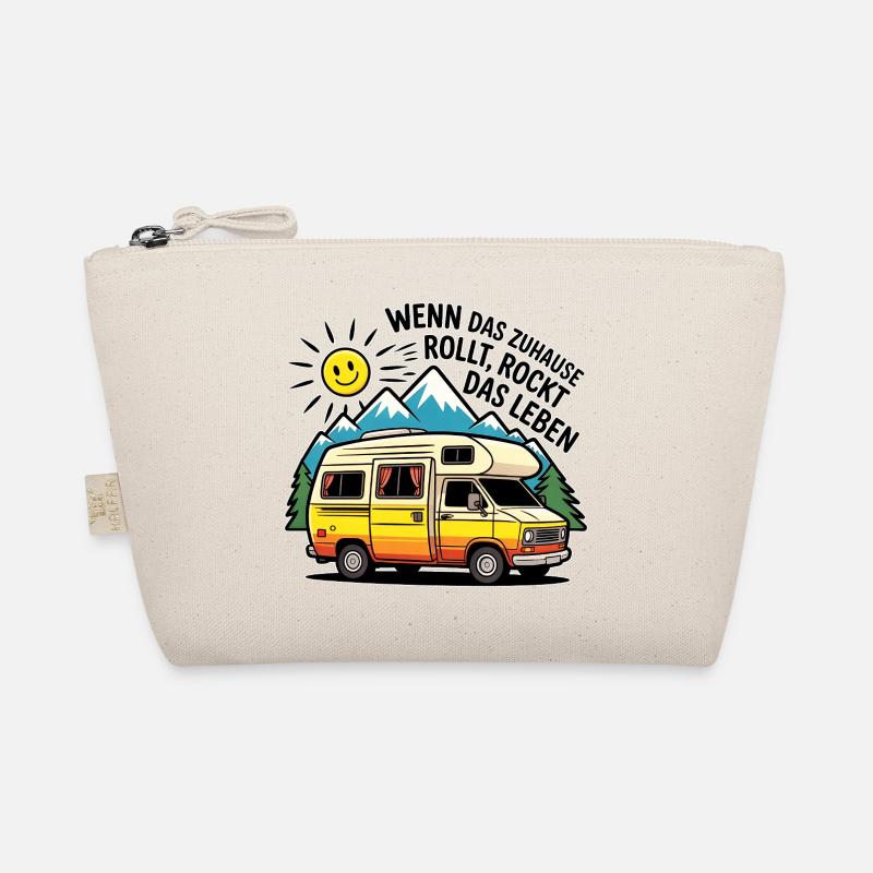 Wohnmobil Spruch – Das Leben rockt Camping Humor Bio-Täschchen