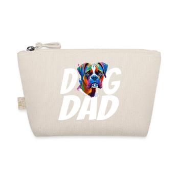 Boxer chien papa coloré aquarelle design - Trousse biologique - nature - Devant