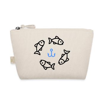 Fishing & Fishing | Petri Heil Hobby Logo - Organic Pouch - nature - Front