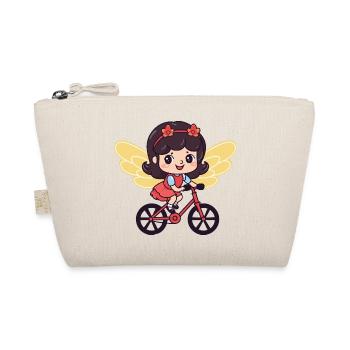 Fée mignon vélo bande dessinée - Trousse biologique - nature - Devant