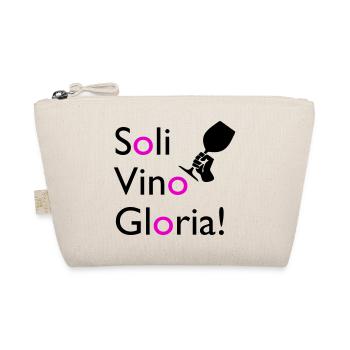 Soli Vino Gloria - Bio-Täschchen - Natur - Vorne