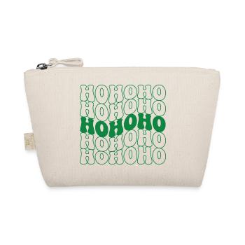 Hohoho Christmas Vintage - Bio-Täschchen - Natur - Vorne