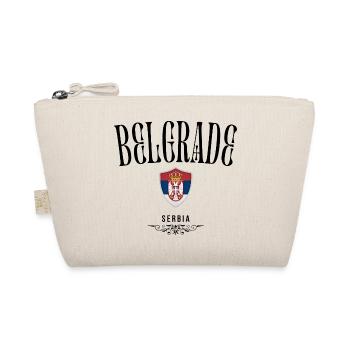 Belgrade souvenir, j’adore Belgrade - Trousse biologique - nature - Devant