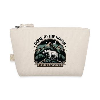 Northern Adventure Bear on the Mountain - Organic Pouch - nature - Front