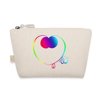 Cute rainbow trickster - Organic Pouch - nature - Front
