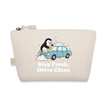 Stay Fresh Drive Clean Pinguin - Bio-Täschchen - Natur - Vorne