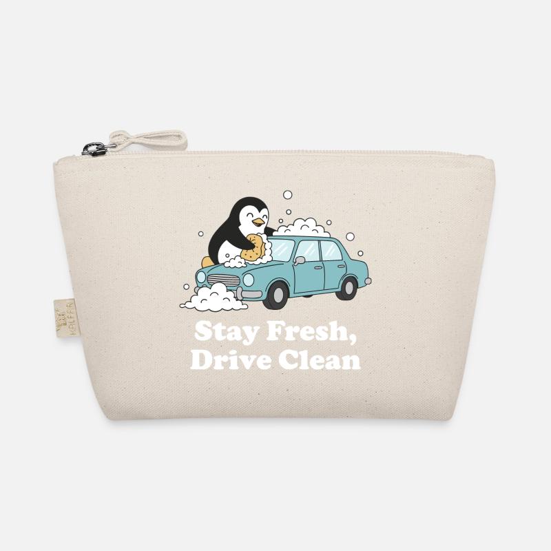 Stay Fresh Drive Clean Pinguin Bio-Täschchen