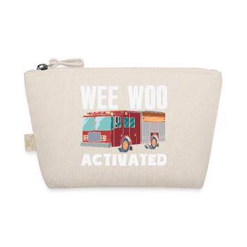 Wee Woo Squad Fire Tiny Firefighter - Organic Pouch - nature - Front
