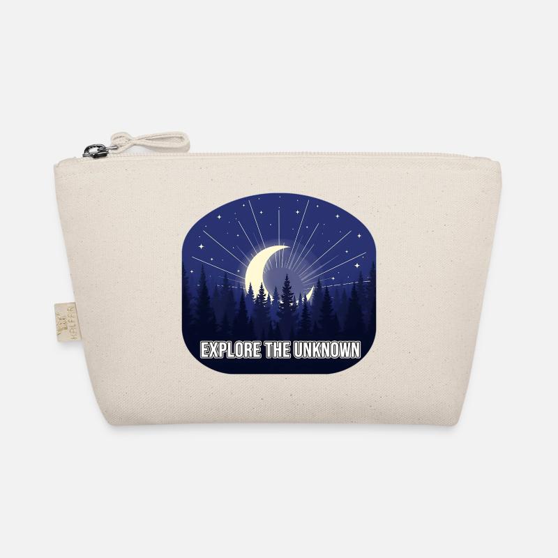 Explore the Unknown Moon Forest Organic Pouch