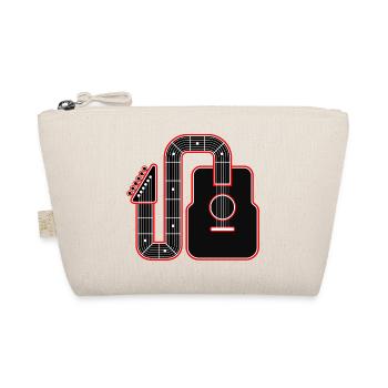 Abstract Guitar Art - Organic Pouch - nature - Front