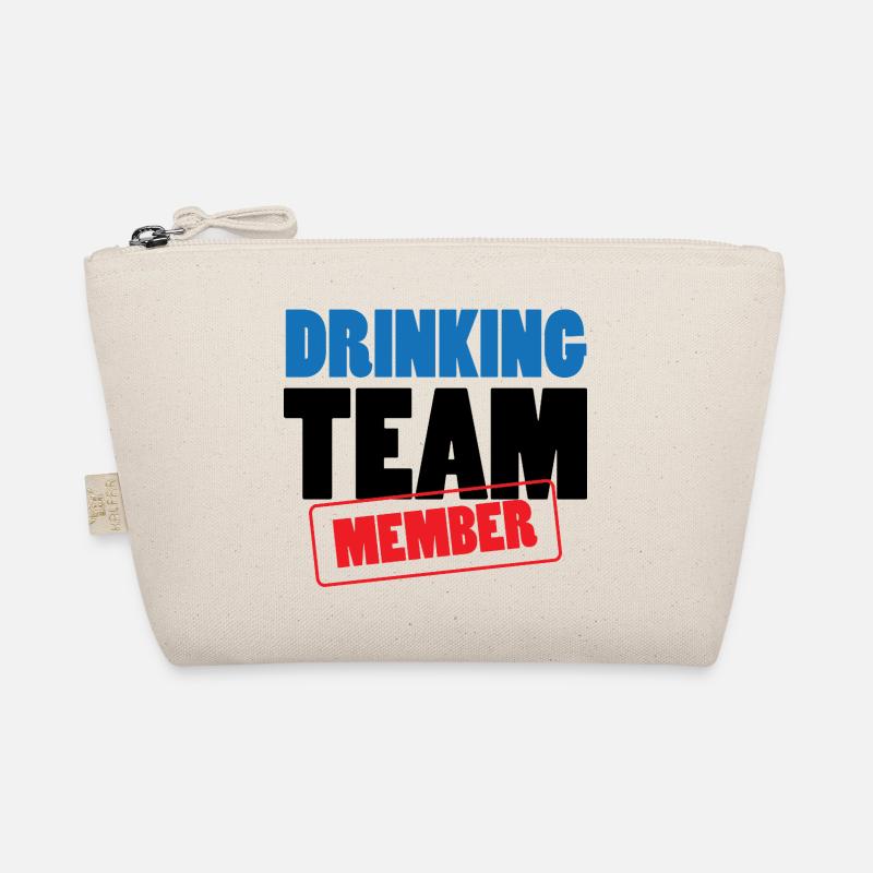 Mitglied des Trinkteams / Alkohol - Bio-Täschchen - Natur