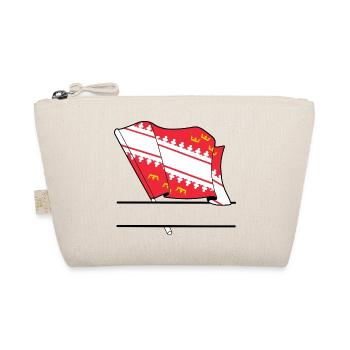 Alsace flag with text box - Organic Pouch - nature - Front