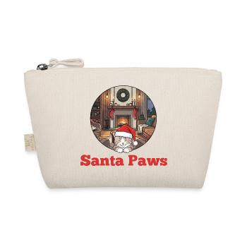 Chat de Noël - Pattes du Père Noël - Trousse biologique - nature - Devant