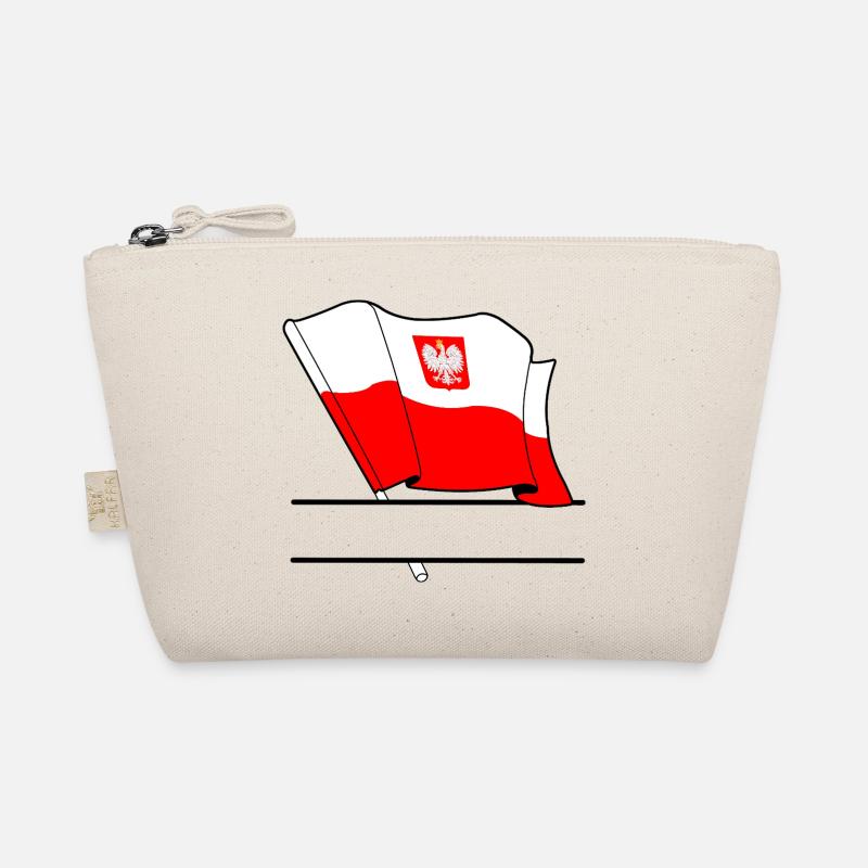 Poland Flag – Name Space Organic Pouch